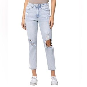 Vervet High Rise Distressed Jeans by Flying Monkey Size 29